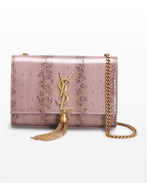 ysl red snakeskin bag|Saint Laurent Kate Small YSL Snakeskin Crossbody Bag.